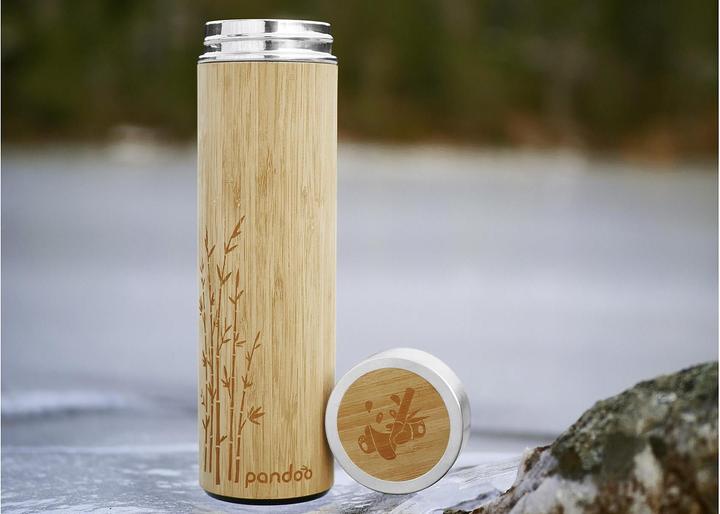 Immagine prodotto Pandoo Tazza termica di bambù 480 (0.48 l)