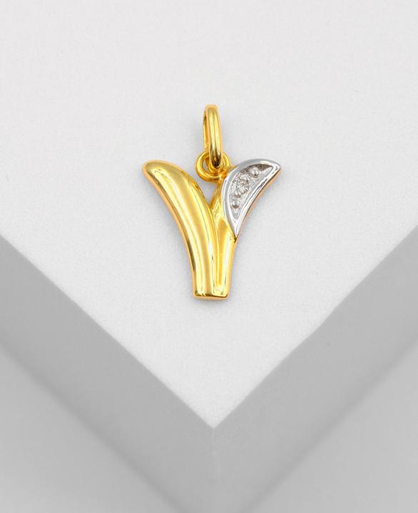 Actual product image Muau Letter (750/18 K Gold)