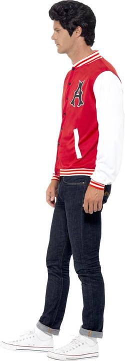Actual product image Smiffys Unisex Adult 50s Jock Letterman Varsity Jacket (M)