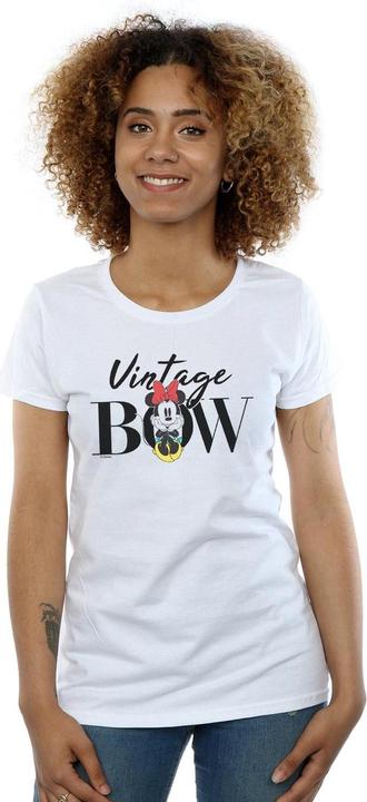 Immagine prodotto Disney Minnie Mouse Vintage Bow Maglietta Donna (M)