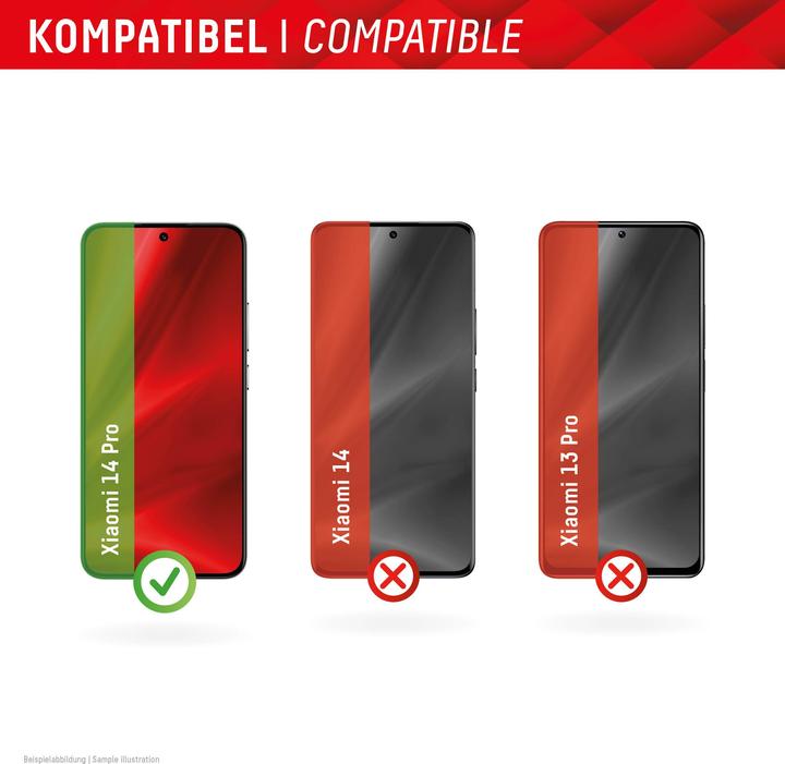 Productafbeelding Displex Real Glass, Full Cover Panzerglas (1 Stuk, Xiaomi 14 Pro, Xiaomi 14 Ultra)