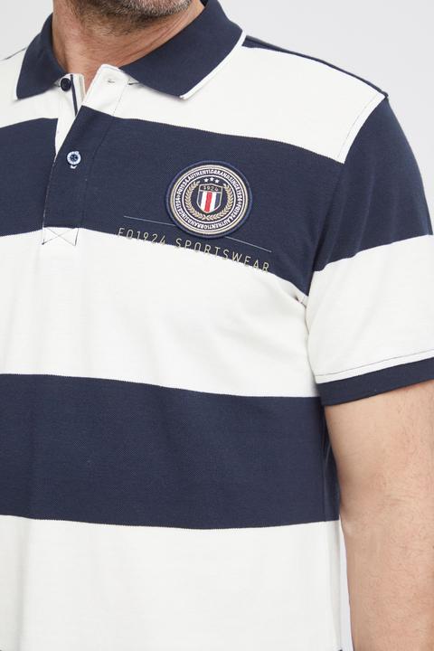 Immagine prodotto FQ1924 FQPeter polo a righe con stemma 21900639 (XL)