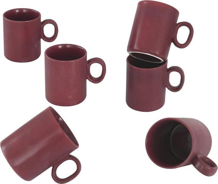 Produktbild Bormioli Rocco Porzellanservice Mika 24 teilig bordeaux (24 Stück)
