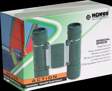 Image du produit Konus Jumelles Action 10x25 Fix Focus