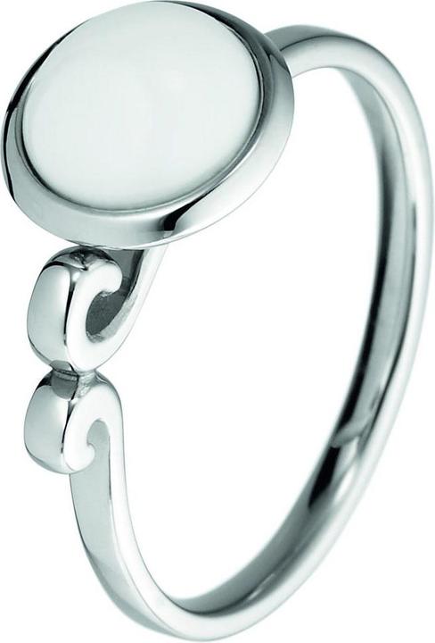 Actual product image Xen Ring with 8 mm white ceramic (57)