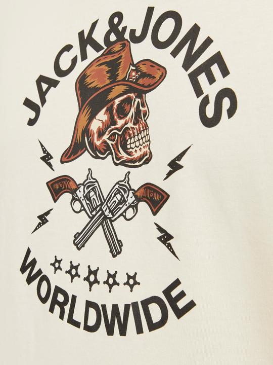 Actual product image Jack & Jones Jorseven Skull Tee Ss Crew Neck Sn (XL)