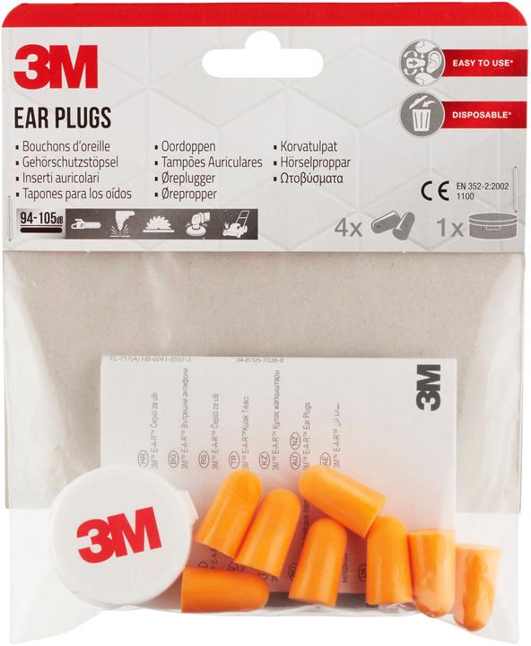 Immagine prodotto 3M Tappi di protezione per l'udito, arancione (8 x)