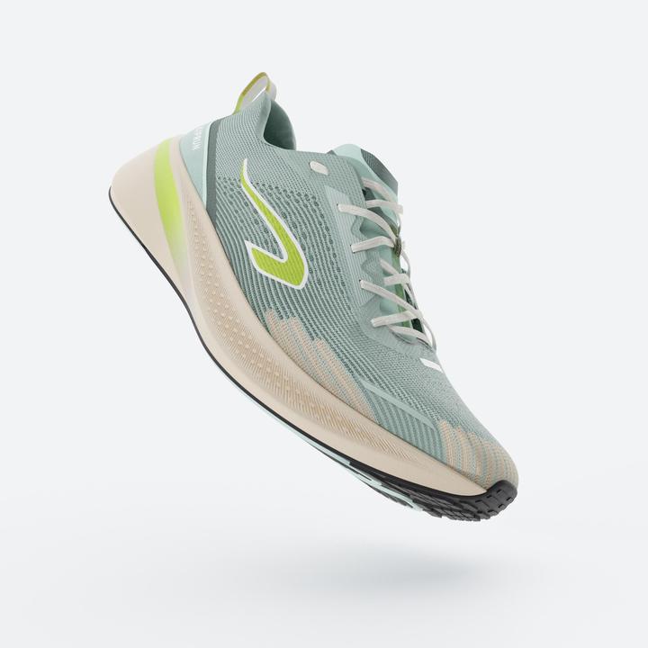 Actual product image Kiprun Laufschuhe Damen - Cushion 500 grün (37)