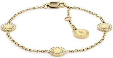 Tommy Hilfiger - Gold-plated bracelet with crystals Mini Crystals 2780905