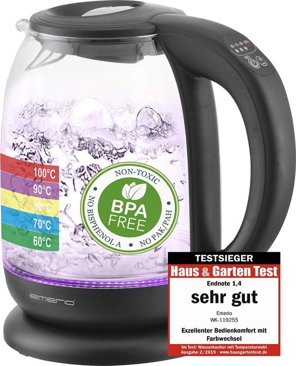 Actual product image Emerio WK 119255 Kettle (1.70 l)