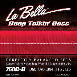 Actual product image La Bella Bass 760CB White Nylon 060/135 (Guitar)