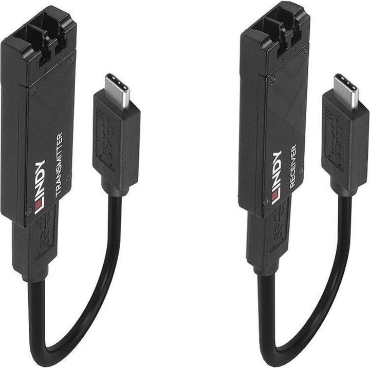 Lindy Vezeloptische USB 3.2 Type C verlenger (0.02 m)