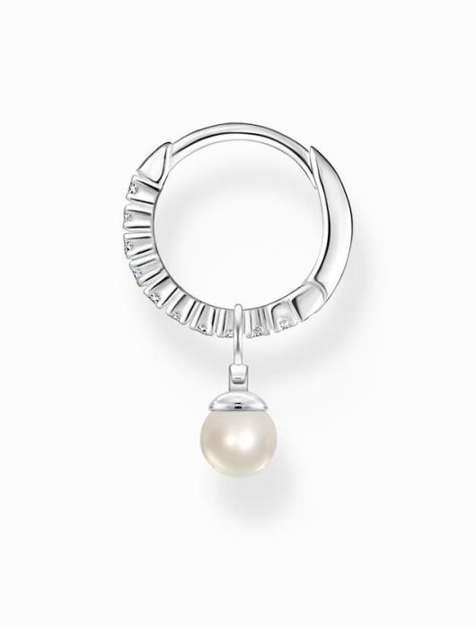 Image du produit Thomas Sabo Créole simple avec pendentif en perles argent (Argent 925)