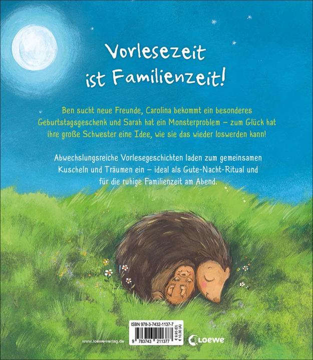 Produktbild Zeit zum Vorlesen, Zeit zum Kuscheln - Die schönsten Einschlafgeschichten für gute Träume (Deutsch, Loewe Vorlesebücher, 2021)