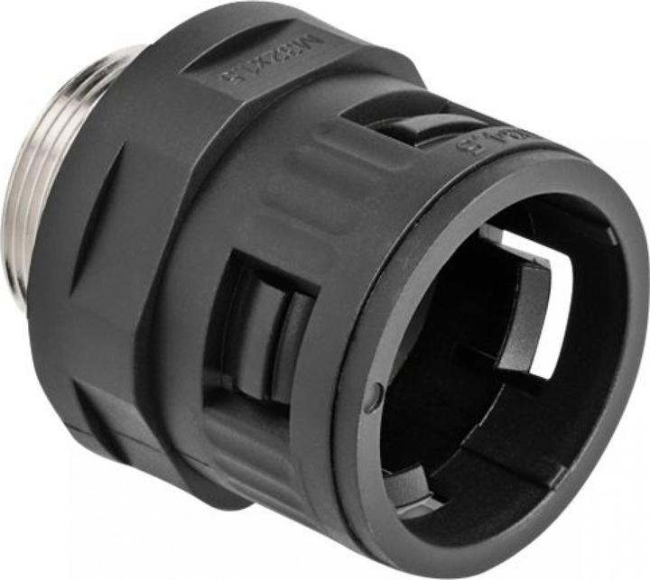 Delock Raccordo con filettatura esterna in ottone M32 nero 2 pezzi