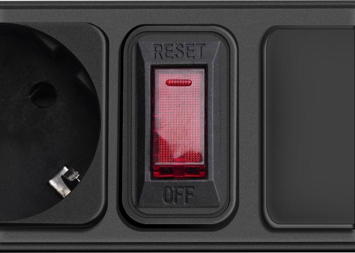 Actual product image Akyga Power strip Surge protection AK-SP-06A 5 CEE sockets 7 (5 x, CEE, 1.80 m)