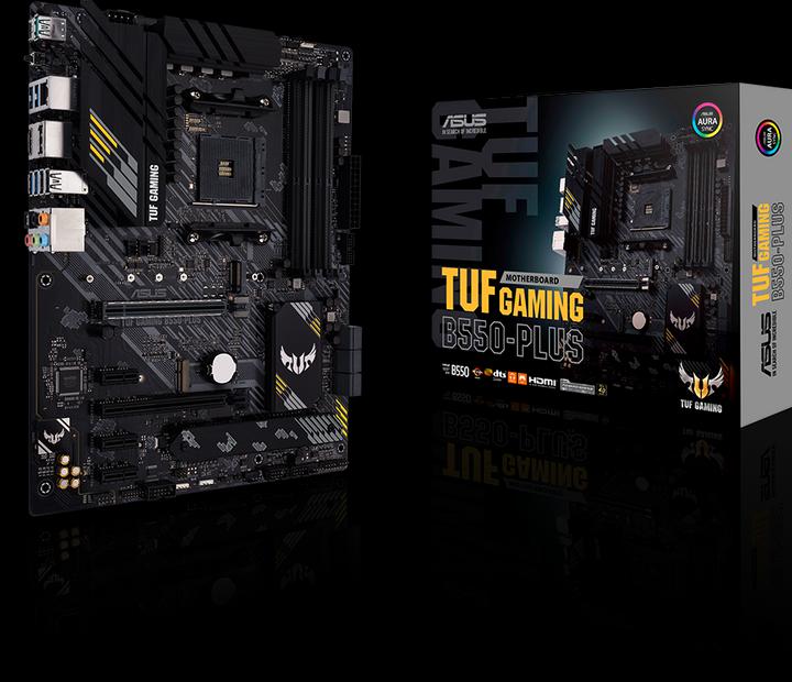 Actual product image ASUS TUF GAMING B550-PLUS (AM4, AMD B550, ATX)
