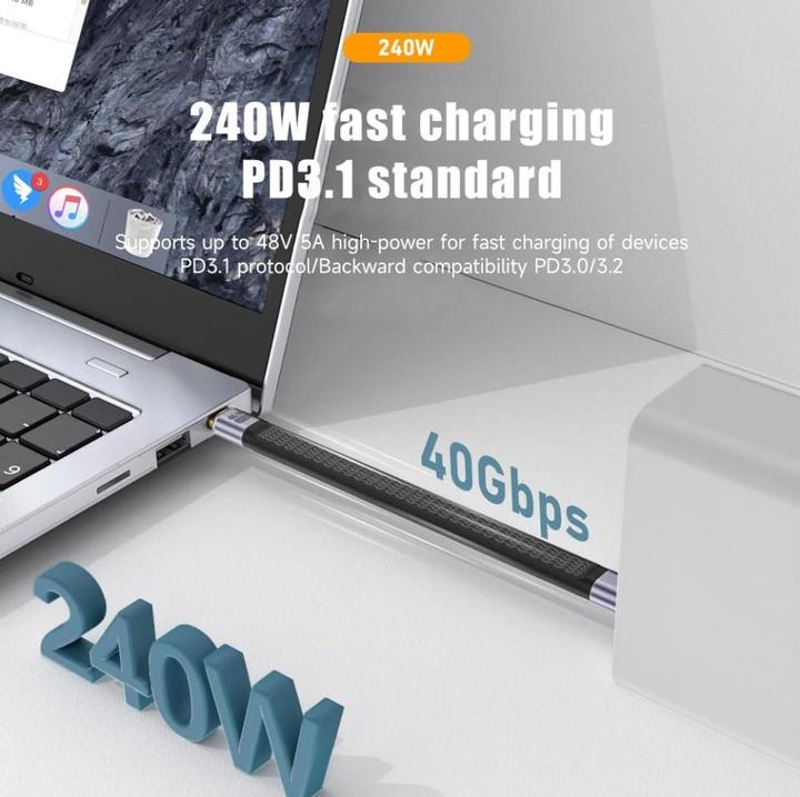 Image du produit PowerGuard USB C - USB C (0.10 m, USB 4.0)