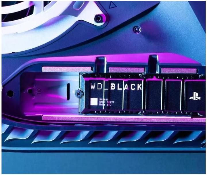 Productafbeelding WD Black SN850P with Heatsink for PS5 (1000 GB, M.2 2280)