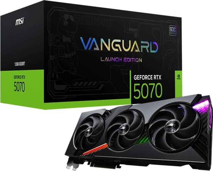Image du produit MSI GeForce RTX 5070 VANGUARD SOC LAUNCH EDITION (12 Go)
