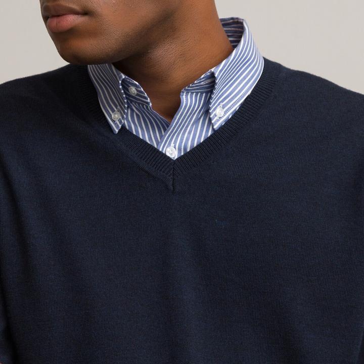Produktbild La Redoute Collections Pullover mit V-Ausschnitt (XL)