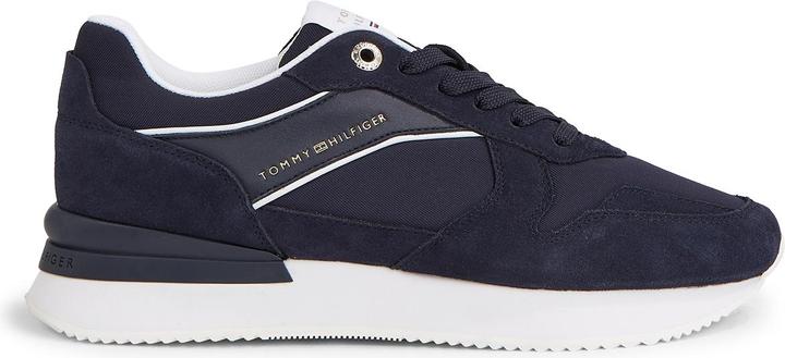 Actual product image Tommy Hilfiger Ladies Runner Sneaker Elevated Feminine Runner Sports Shoes, Blue (Space Blue), 38 EU (38)