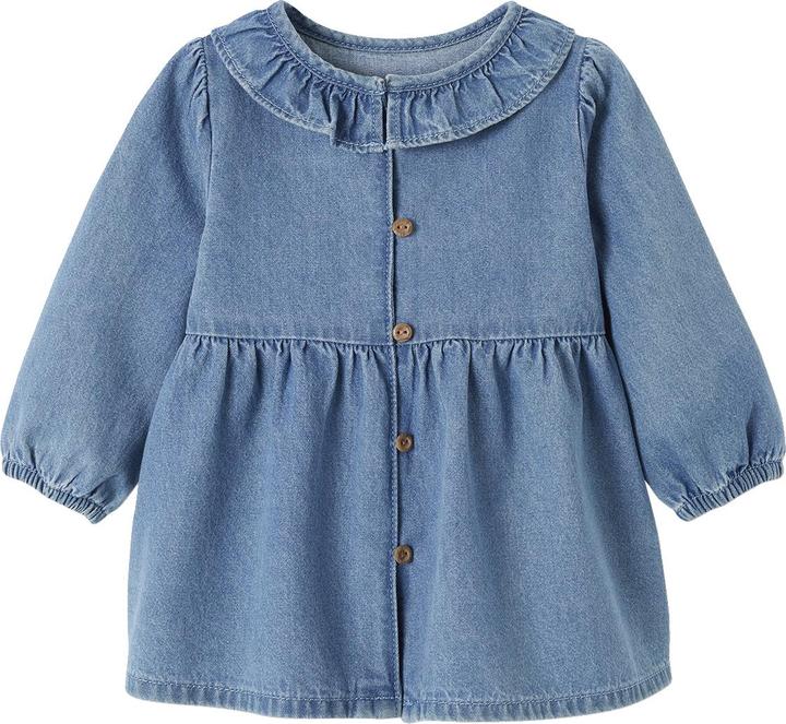 Vertbaudet Mädchen Baby Jeanskleid