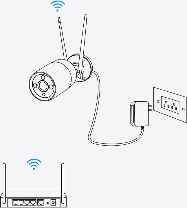 Actual product image Reolink W320-B WiFi outdoor (2560 x 1920 pixels)