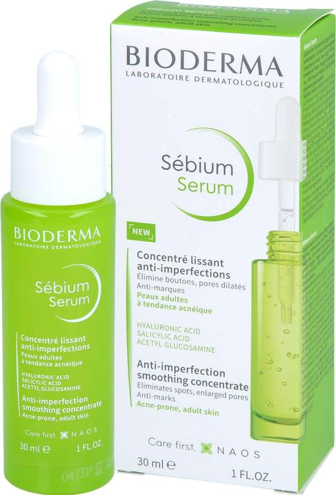 Produktbild Bioderma Biodererma -Sebium -Glättungsserum, Reduzierung von Unvollkommenheiten, 30 ml (30 ml)