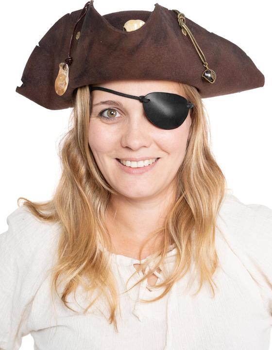 Produktbild Andracor Augenklappe aus Leder für Piraten