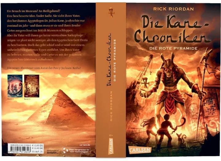 Produktbild Die Kane-Chroniken, Band 1: Die rote Pyramide (Claudia Max, Rick Riordan, Deutsch)