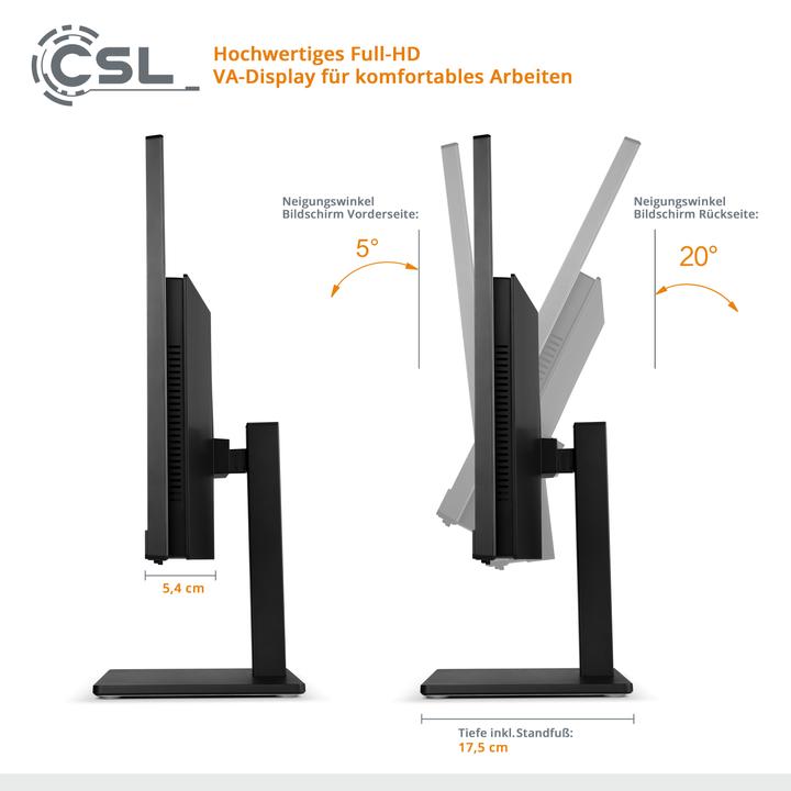 Produktbild CSL Unity Pro – F24B-GLS (Intel Celeron N4120, 16 GB, 512 GB, Intel UHD Graphics)
