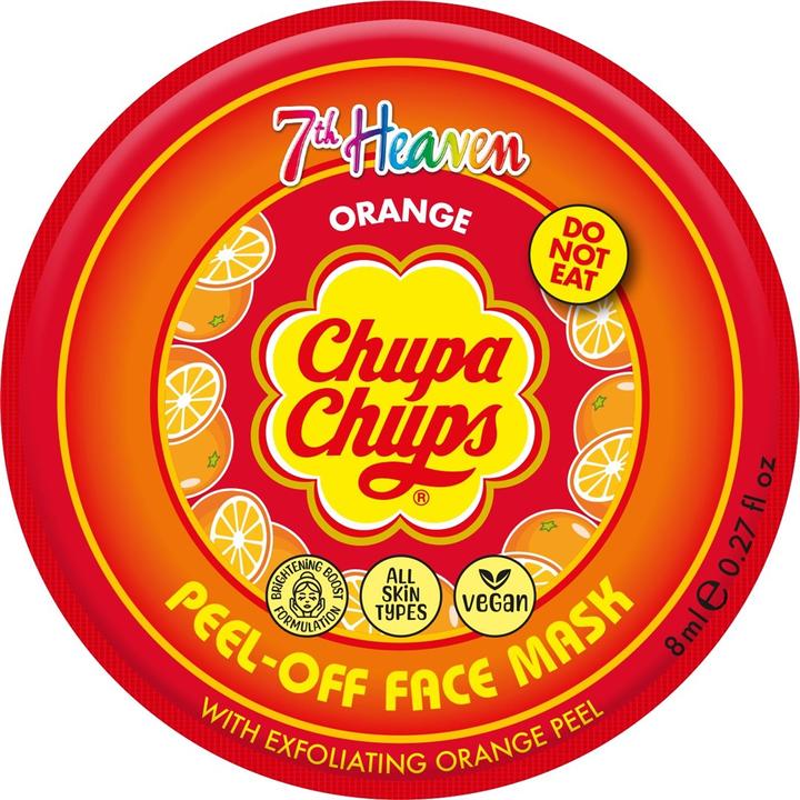 7th Heaven Peel-Off Mask Chupa Chups Orange 8 ml (8 ml)