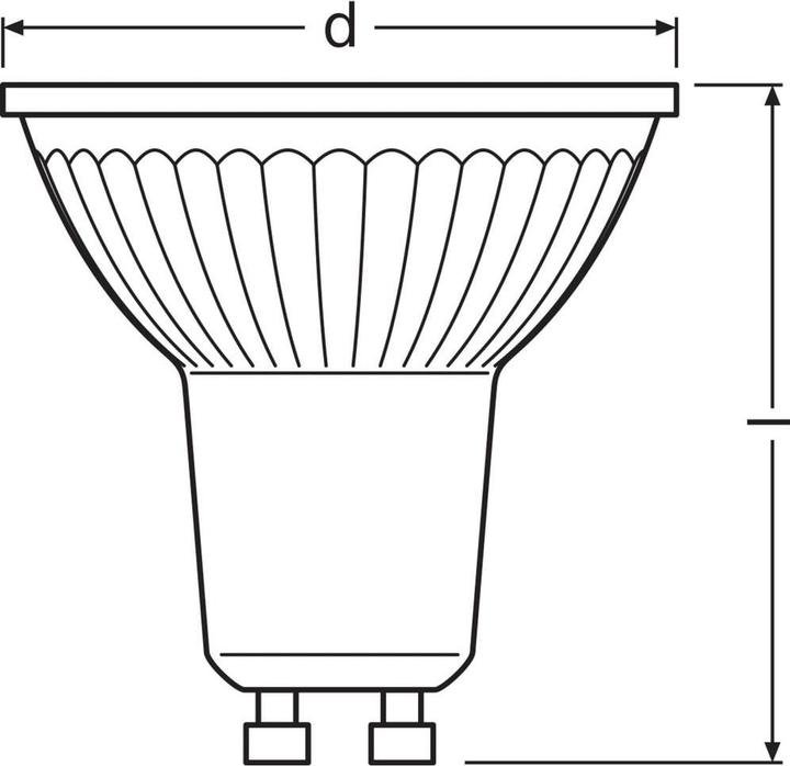Produktbild Osram Led Base Par16 (GU10, 4.30 W, 350 lm, 5 x, F)