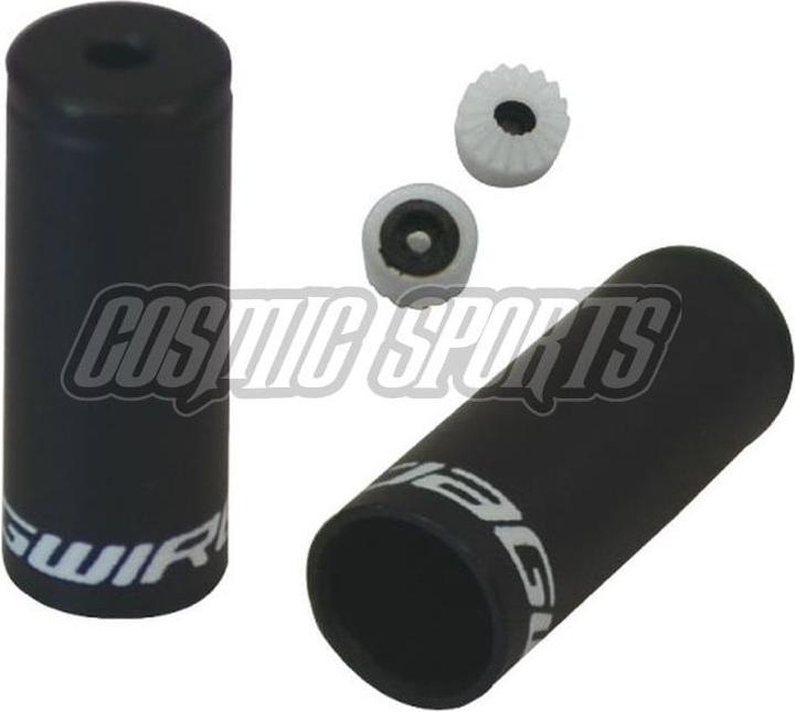 Jagwire BOT057BJ End caps Sealed, 4mm Shift, alloy, black (50pcs)