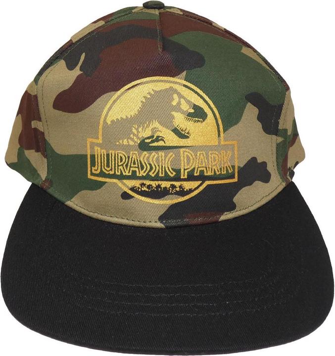 Produktbild Jurassic Park Tarnfarben Logo Snapback Mütze Baumwolle Polyester (One Size)