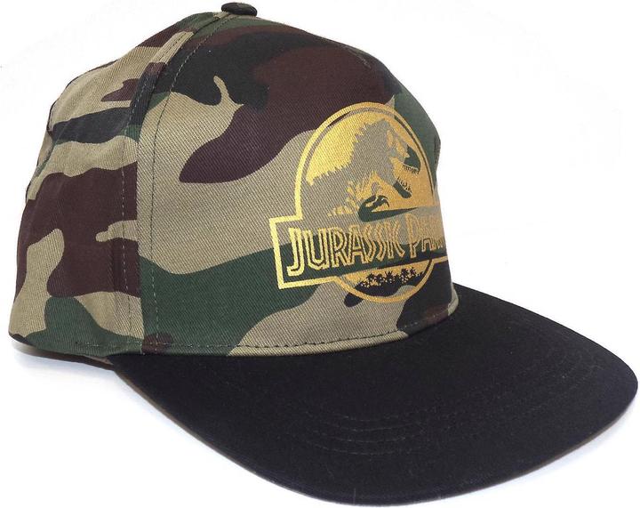 Produktbild Jurassic Park Tarnfarben Logo Snapback Mütze Baumwolle Polyester (One Size)