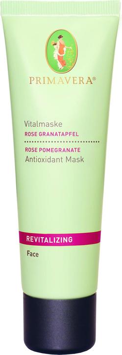 Immagine prodotto Primavera Rivitalizzante: Maschera biologica antiossidante - Rosa e melograno - Per pelli mature (50 ml)