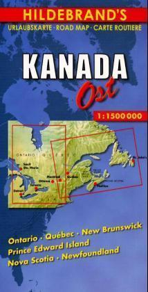 Actual product image Canada ( Canada) East 1 : 1 500 000 / Hildebrand's vacation map