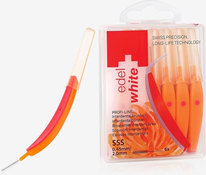 Actual product image Edel + White Interdental brushes SSS 0.45mm 6 pcs. (6 x, 0.45 mm)