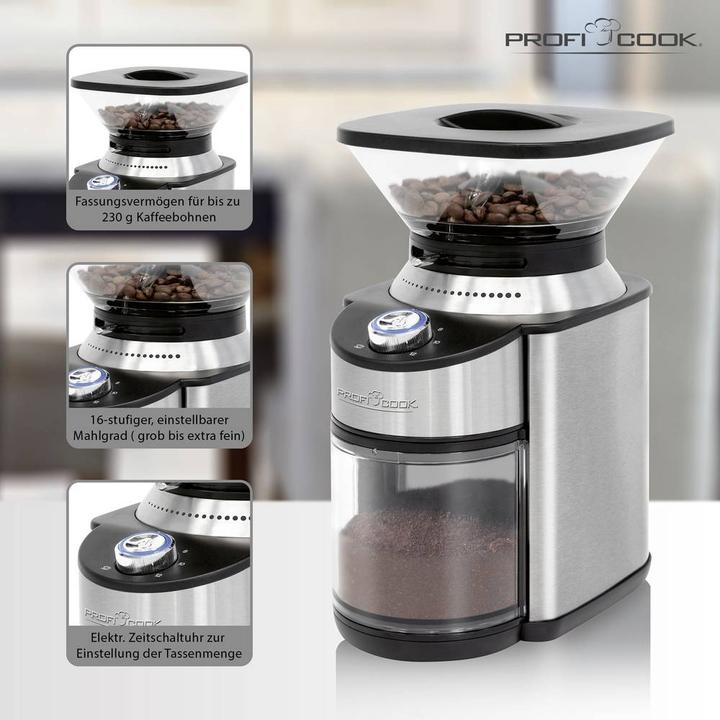 Produktbild Proficook Elektrisches Kaffeemahlwerk PC-EKM 1205 (CH-Stecker)