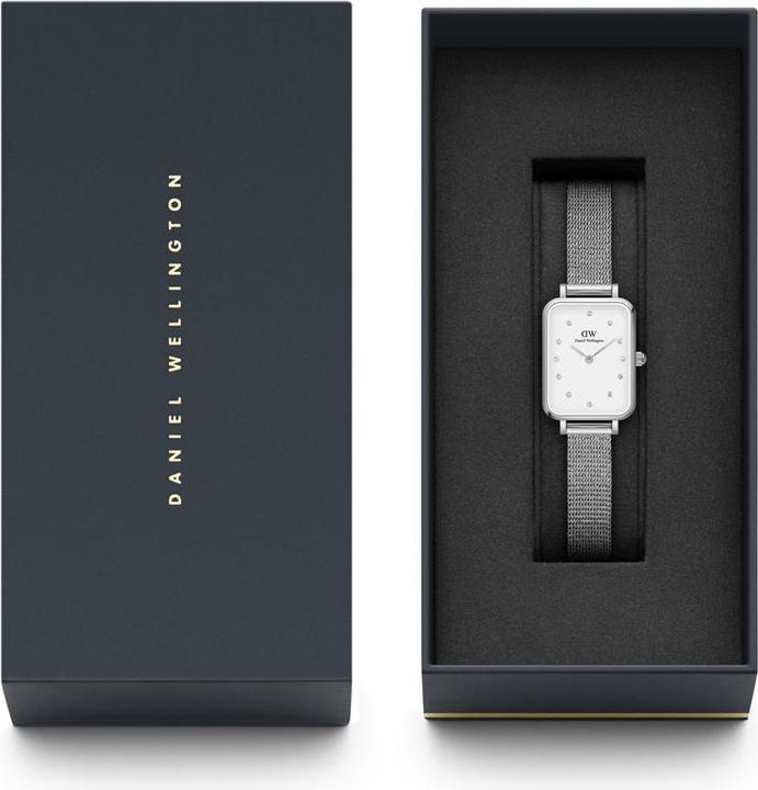 Actual product image Daniel Wellington Quadro Lumine Pressed Sterling (Analogue wristwatch, 20 mm)