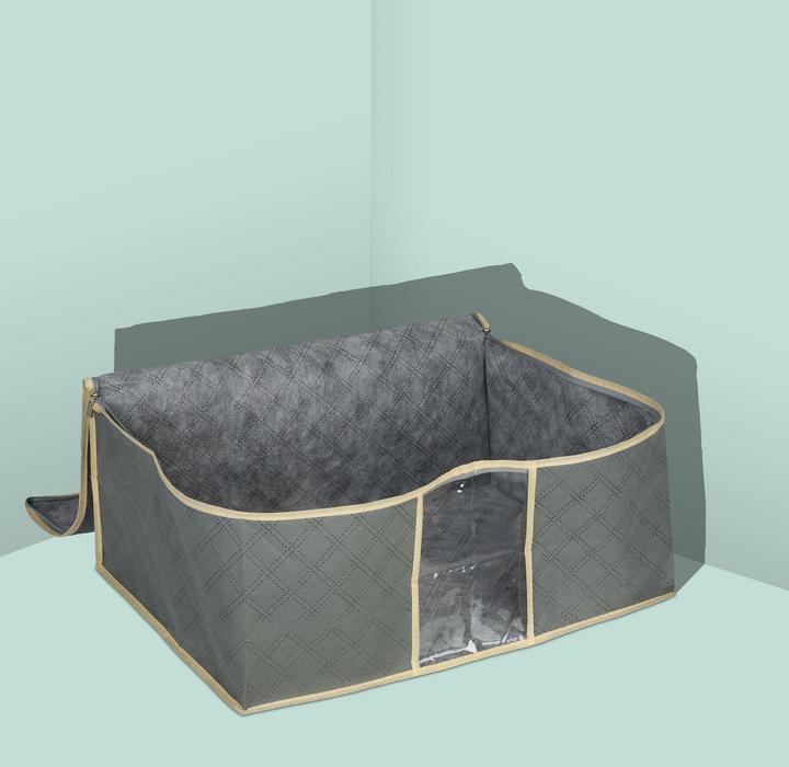 Image du produit Relaxdays 2x Bettdecken-Aufbewahrungstasche (60 x 44 x 25 cm)