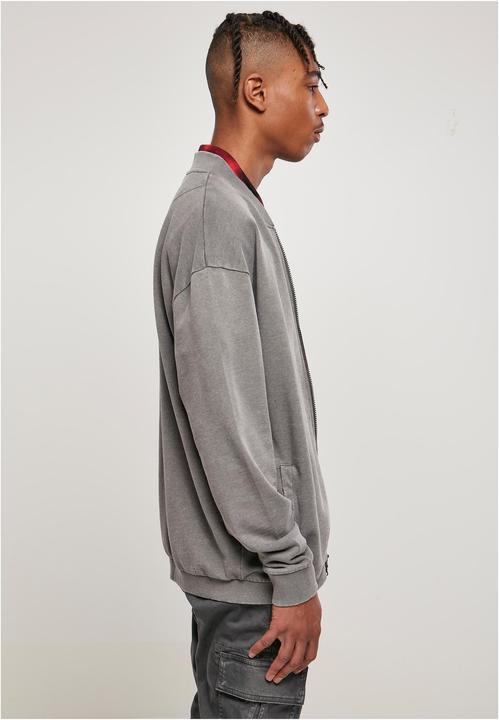 Actual product image Urban Classics Washed Sweat Bomber - 17020 (S)