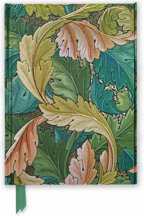William Morris: Acanthus (Foiled Journal) (Liniert, Harter Einband)