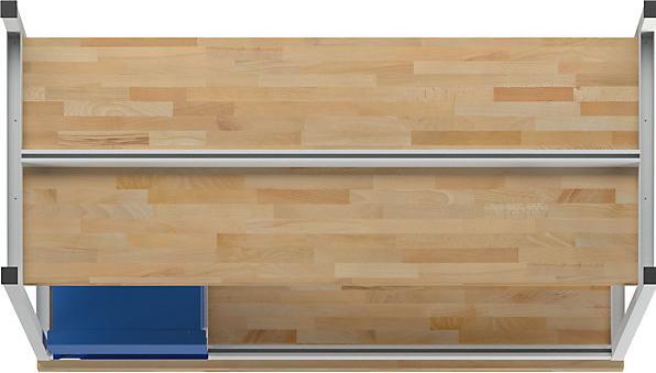 Produktbild RAU Werkbank, stabil (200 cm, 90 cm)