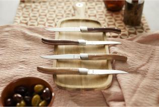 Produktbild Amefa ROYAL STEAK Steakmesser Set 4-teilig holz, hochglanzpoliert (4 Stück, Messer)