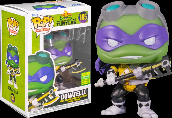 Image du produit Funko POP! Retro Toys Tortues Ninja Donatello as Black Ranger Exclusive Summer Convention 2022