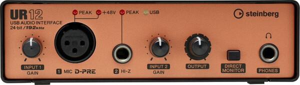 Image du produit Steinberg Interface audio USB UR12 avec support iPad (noir) (48431) (USB)