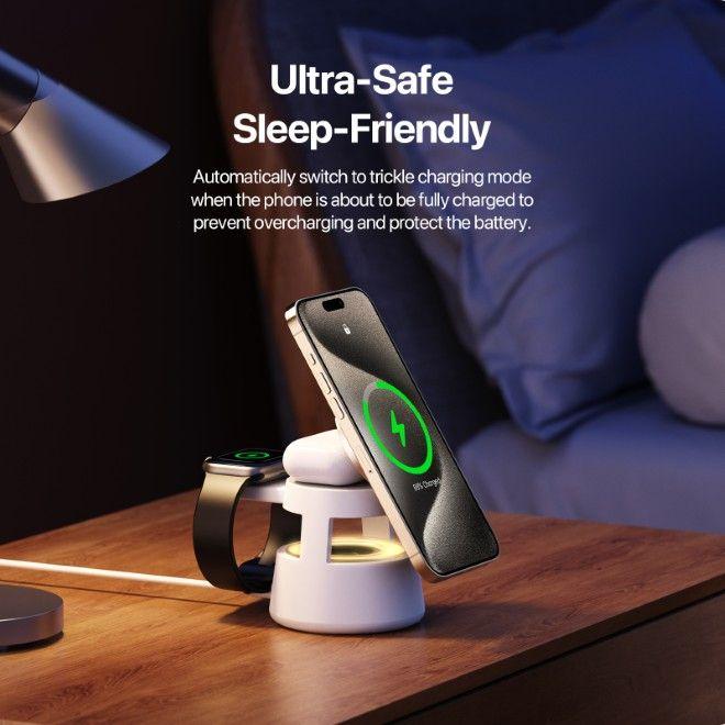 Immagine prodotto Duzzona W23 Series Wireless Charger mit Bluetooth Lautsprecher (15 W)